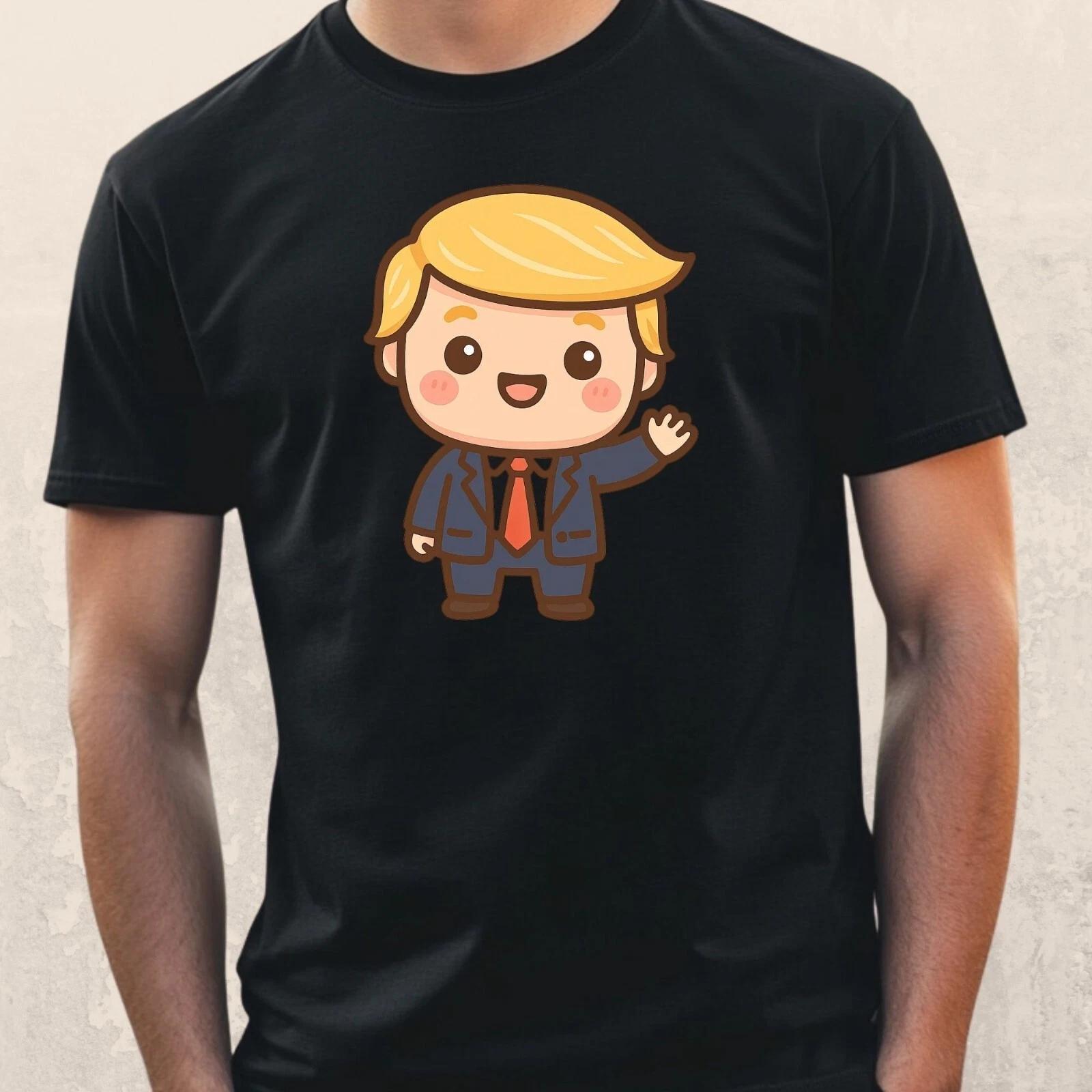 T-Shirt Herren Kawaii Trump Motiv Baumwolle Größe S bis 5XL XXXL
