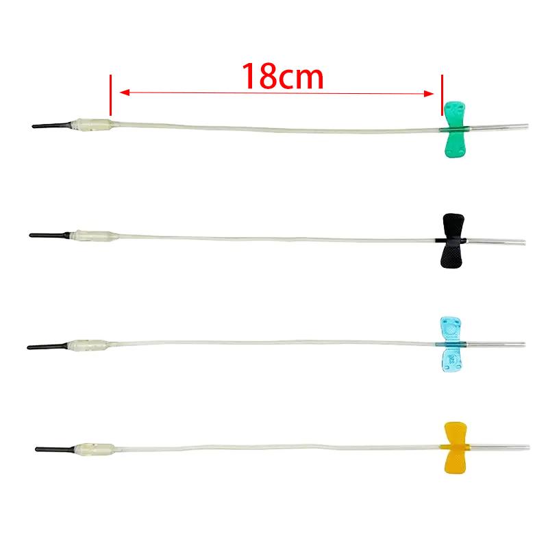 50-500 Pieces Disposable Butterfly-Type Blood Collection Needles Double-Wing Blood Sampling Needles for Pets Dogs and Cats