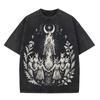 Wicker Man T-Shirt: Pagan Ritual, Goat Mask Cult, Bonfire Design T-Shirt T-Shirt XXL Print