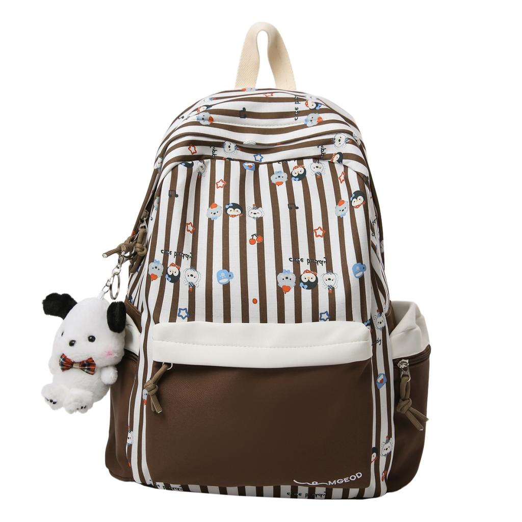 Schoolbag new schoolbag high value Japanese fresh sweet literary cute backpack junior high school students lightweight travel backpack