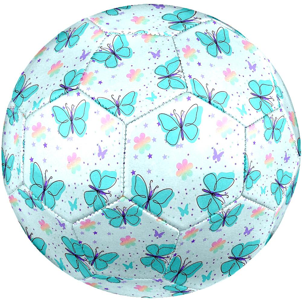 1PC Butterflies Stars Fantasy Soccer Ball Size 5 Football Machine Sewn Indoor/Outdoor Universal Football Gift W13