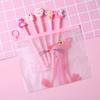 Korean Style Cute Cartoon 5-Piece Neutral Pen Set for Students, Water-Based Ink