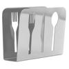 Napkin Holder Unique Knife Fork Cutout Pattern Anti Slip Upright Metal Napkin Holder for   Restaurants Hotels