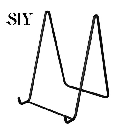 Tablet Organizer Shelf Metal Storage Rack Photo Frame Display Holder High Stability Triangular Design Not Easily Deformed Desk