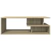  Coffee Table, Sonoma Oak 102x55x35 Cm Wood-based Material