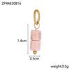 Trend Colorful Handmade Natural Stone DIY Necklace Charm Pendant 18K Gold Plated Stainless Steel Accessories Fashion Jewelry