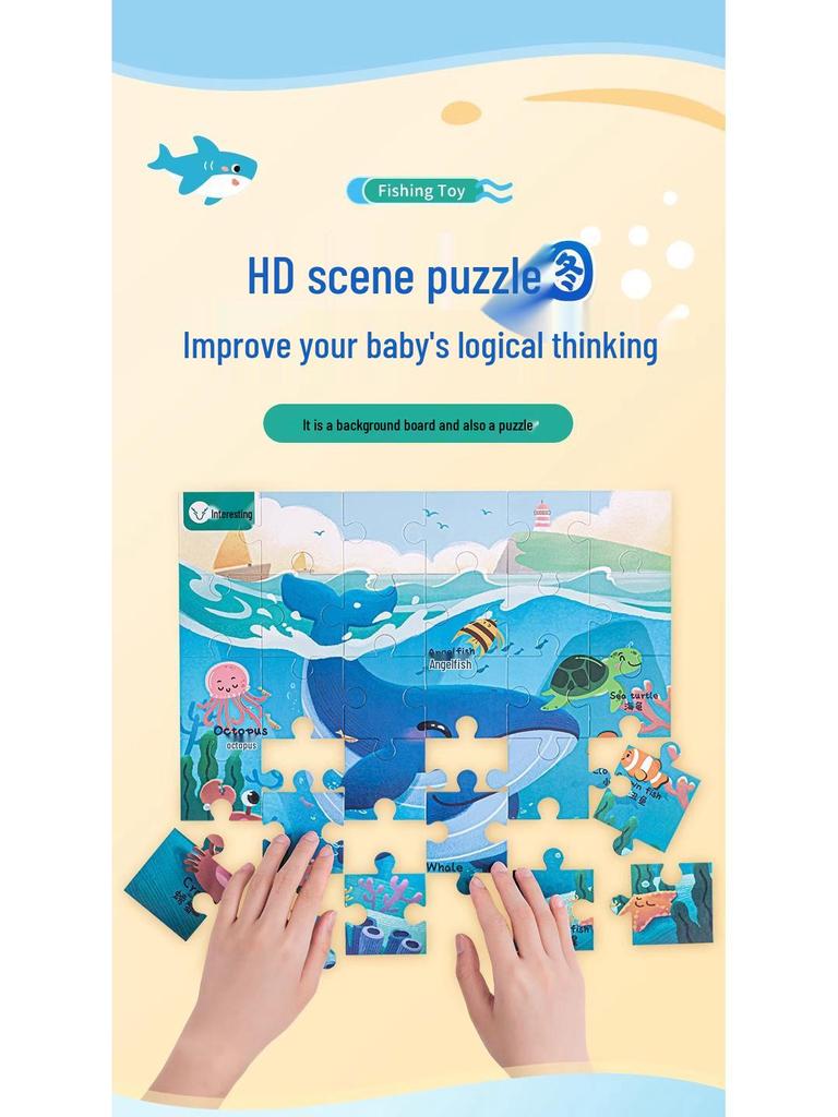 Magnetic Fishing Toy - Educational Gift for Toddlers Aged 1-3, Perfect for Boys and Girls