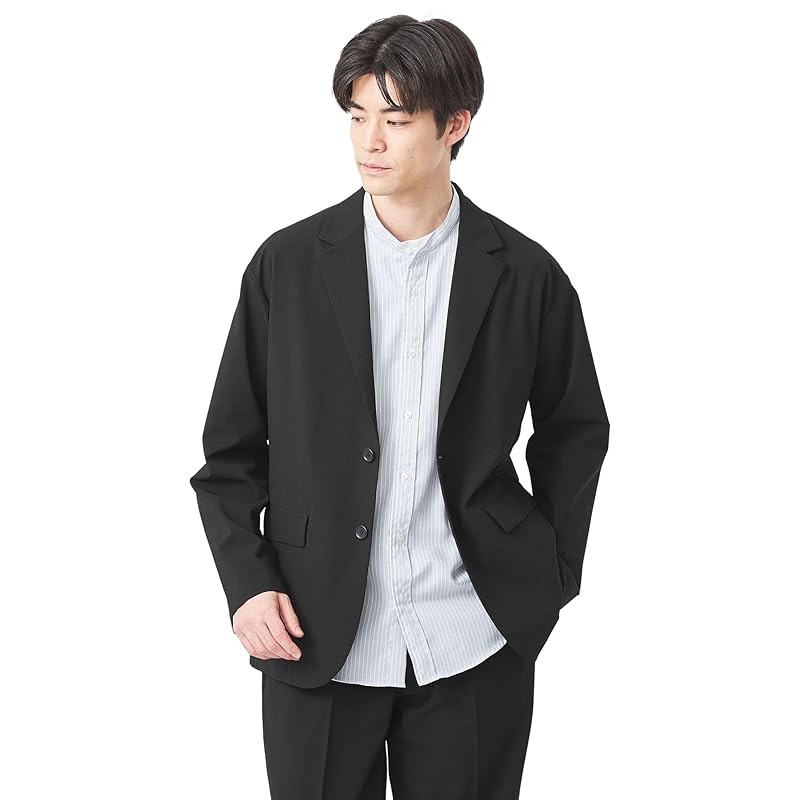 

[United Arrows green label Relaxing] Повседневная куртка FREELITCH 2B - Не мнется/растягивается/впитывает влагу и быстро сохнет- 32221790550 0970 ЧЕРНЫЙ(09)