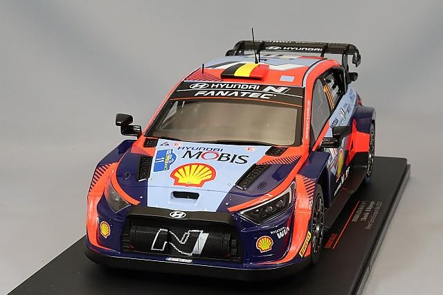 

IXO Hyundai i20 N Rally 1 2023 Central European Rally Winner Widag 1/18 #11 T. Neuville/M.