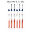 6/8Pcs/Set 30mm Long Head Markers Pen Bathroom Woodworking Decoration Deep Hole Marker Blue/Red/Black/White Oily Marker Pens