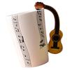Ceramic Cup Coffee Mug Instrument Mug Creative Gift Black Guitar ARI