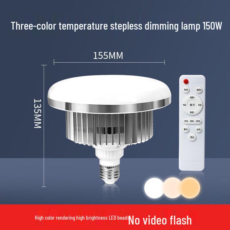 LED Full Spectrum Dimmable Mushroom Fill Light Bulb