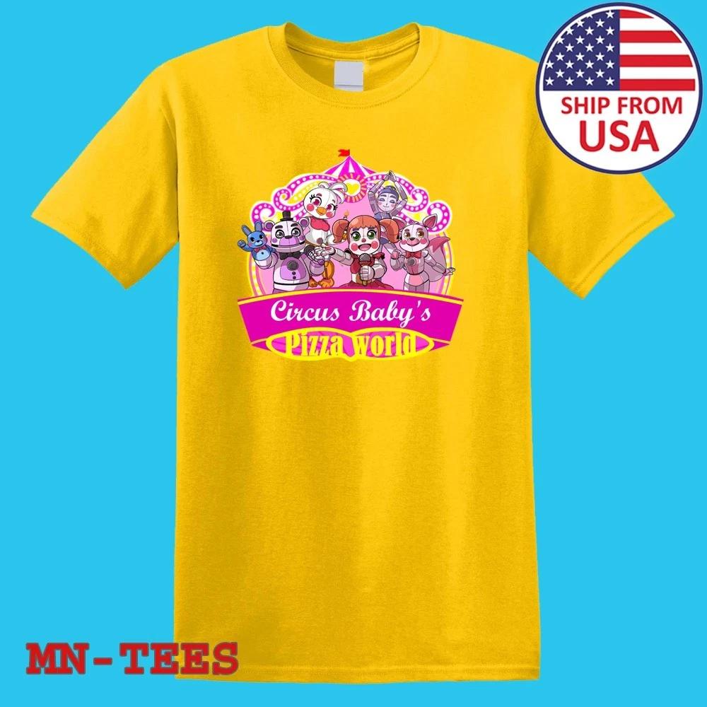 

Circus Baby Pizza World Yellow Size S-5XL M