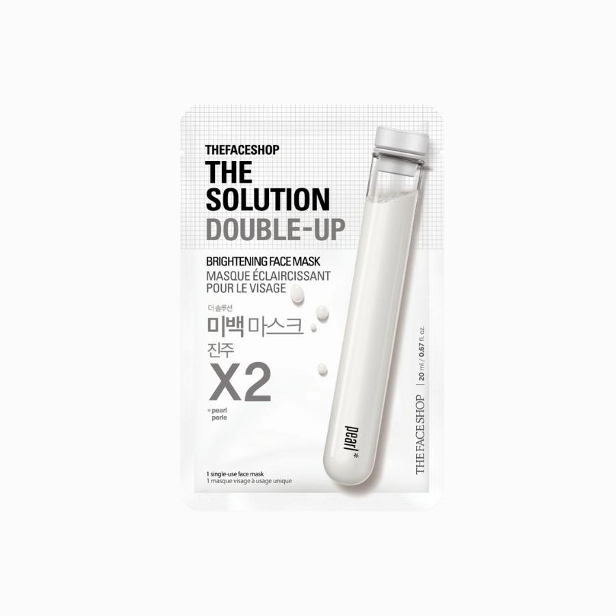 The Face Shop the Solution Double-Up Face Mask 20ml 1+1 (7 Types)