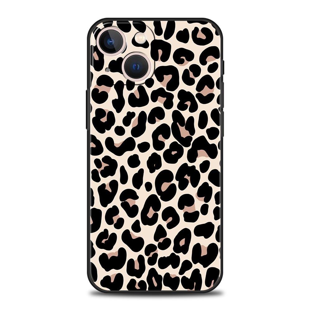 Sexy Trendy Leopard Print Phone Case For iPhone 17 Air 16 Plus 13 15 14 12 11 Pro MAX 7 8 SE Soft TPU Shockproof Cover Funda