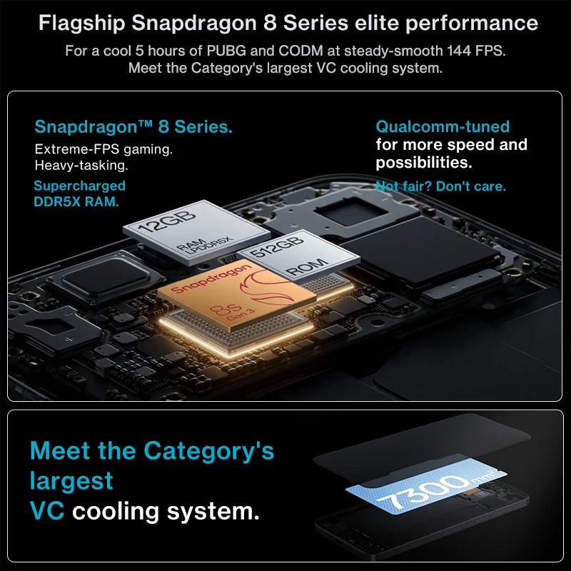 Global Version OnePlus Nord 5 5G Smartphone Snapdragon 8s Gen 3 6.83inches 144Hz AMOLED Screen 50MP Main Camera 80W SUPERVOOC