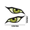 Böses Auge Aufkleber für Auto, Wütendes Auge Autoaufkleber | Gruseliges Moto Motorrad Roller