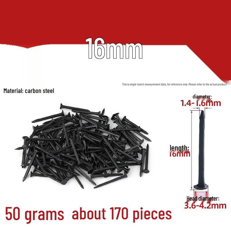 Spikeschuh Reparatur Nägel: Extrafeines Schwarzeisen für Lederschuhe