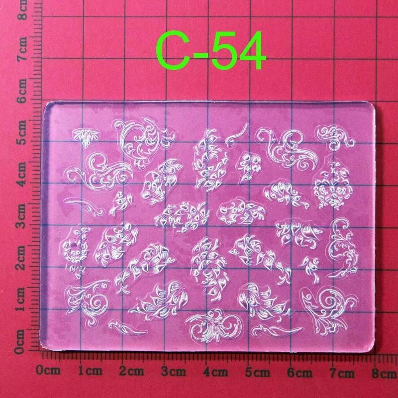 Silicone Nail Art Handicrafts Moulds DIY Nail Tools Accessories Nail Carving Molds Silicone Material for Nail Decoration