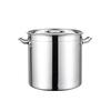304 Stainless Steel Commercial Stockpot with Lid