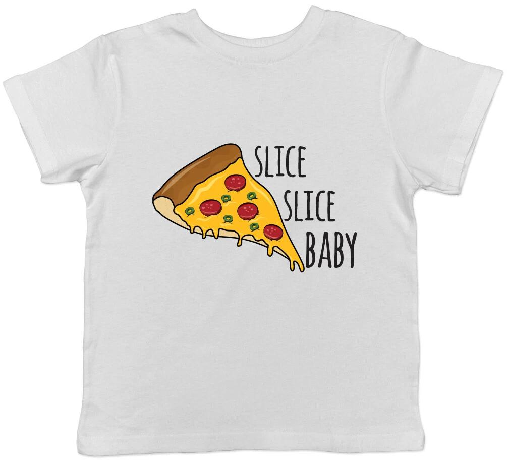 Slice Slice Baby Pizza Boys Girls Kids Childrens T-Shirt 100