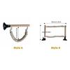 Suction Cup Parrot Climbing Perch Bite Resistant Hanging Bird Swing Toy Non-slip Bird Ladder Bridge Training Tool