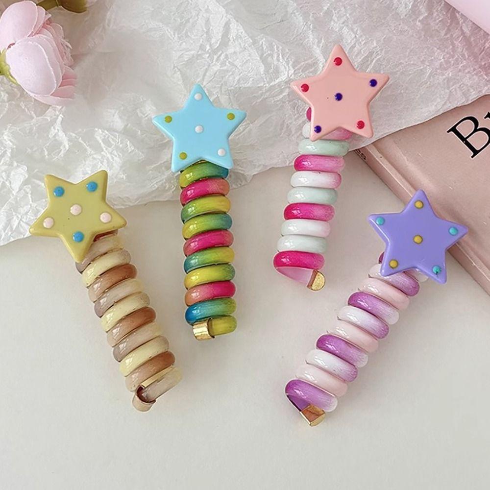 Spirálová gumička do vlasů spirálová gumička gumička do culíku módní gumička do vlasů