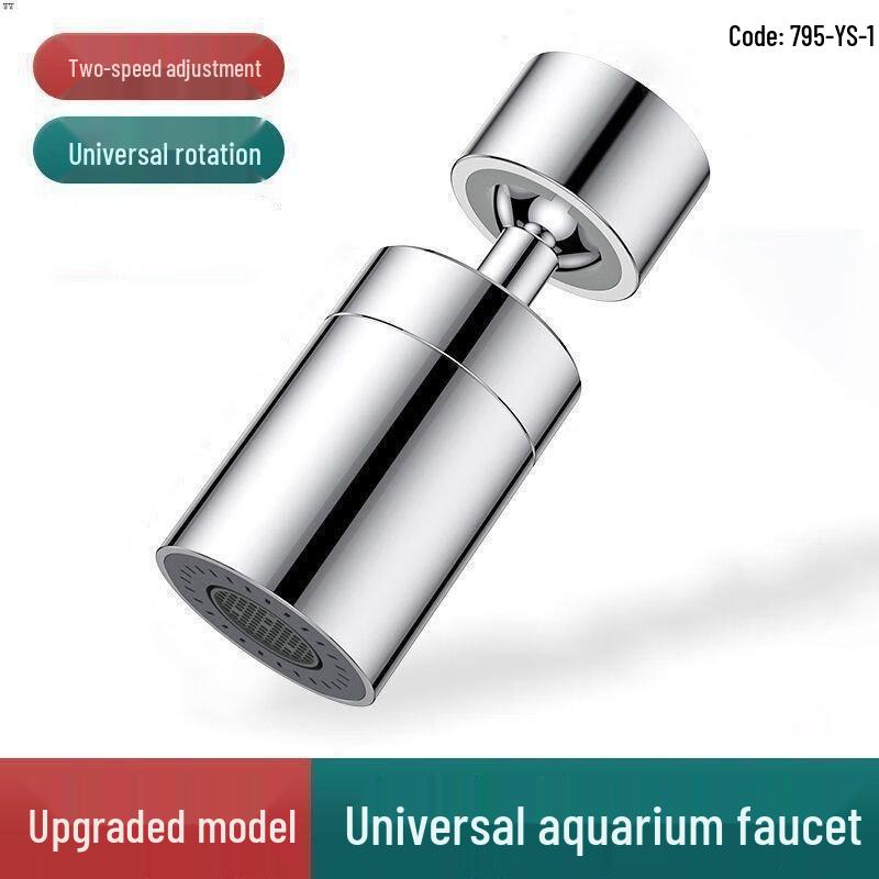 360° Swivel Kitchen Faucet Aerator with Dual Spray Modes
