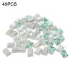 40Pcs Car Vehicle Data Cord Cable Tie Mount Wires Fixing Clips Self-adhesive