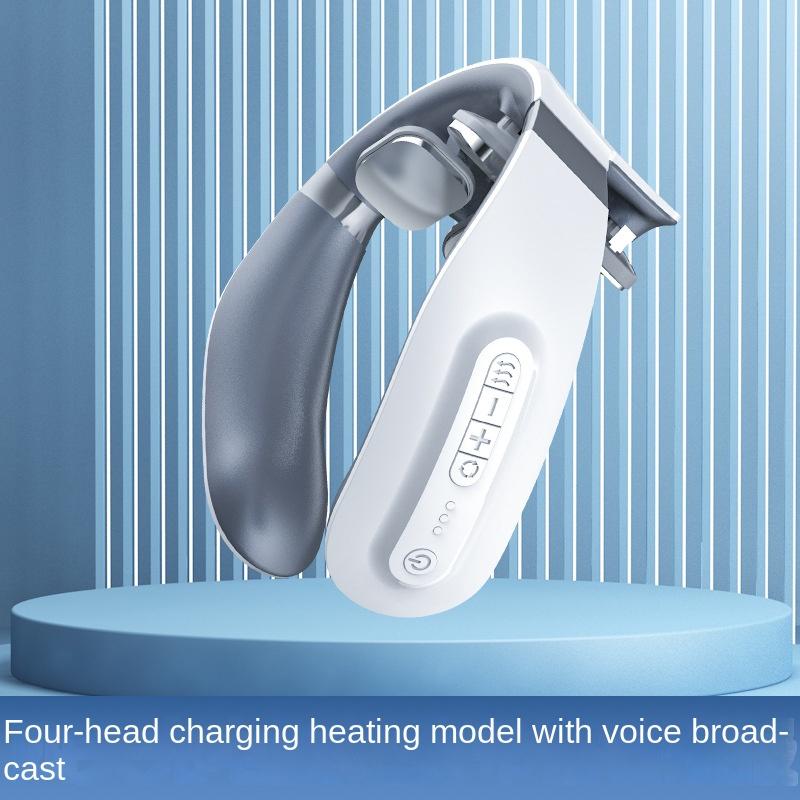 Vertebra Massager Fashion Hot Compress Shoulder and Neck Relaxation Neck Protector Multifunctional Home Intelligent Cervical Vertebra Massager