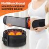 Portable Heating Pad Heated Lumbar Belt with Infrare Light Therapy and Vibrations for Office Worker and Athletes