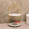 Modern Minimalist Bathroom Shelf Organizer Toiletries Makeup Jewelry On Countertop Iron Frame With Spray Coating