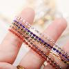 Luxury Alloy Fake Zircon Crystal Bracelet Fashion Women Wrist Jewelry Elegant Style