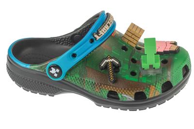 Klassischer Minecraft Clog Kinder, für Jungen grüne Pantoletten