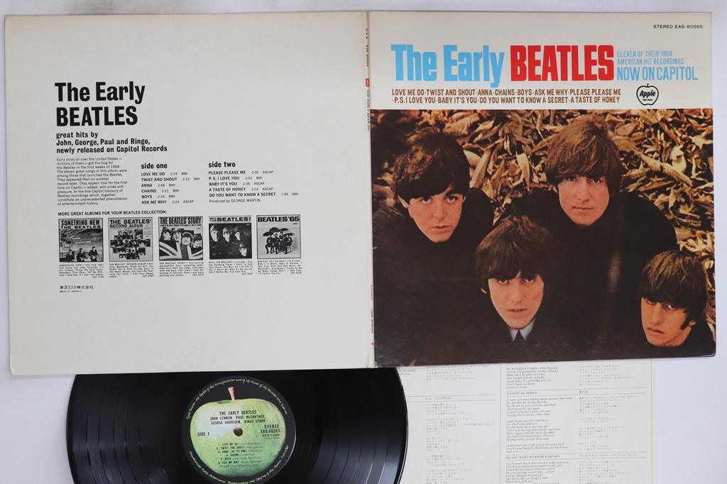 LP Record BEATLES - Early Beatles EAS80565 APPLE 1976 Japan Rock Used
