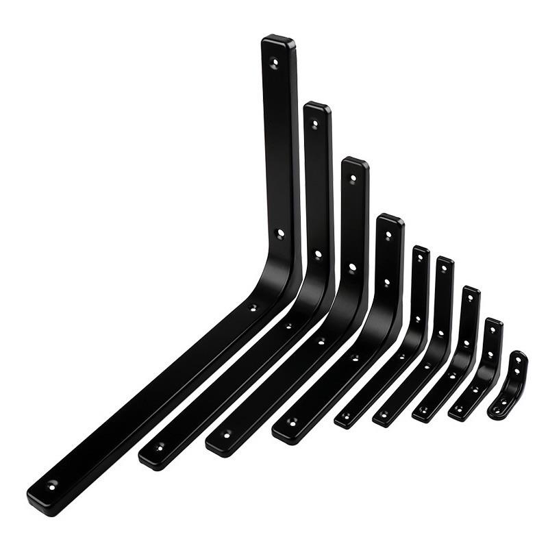 Stainless Steel Curved Wall-Mounted Triangular Shelf Bracket