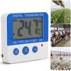 ABS Indoor Outdoor Large LCD Display Mini Alarm Thermometer Livestock Farm Electronic Temperature
