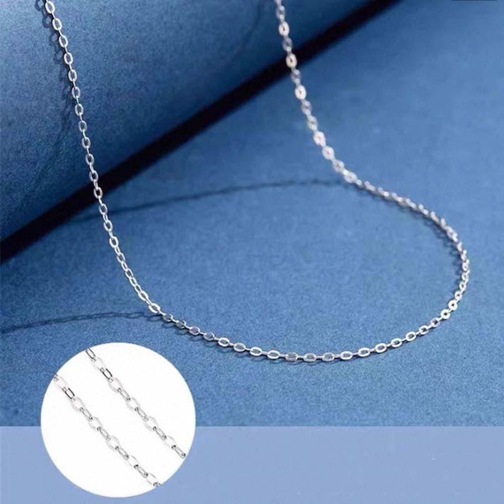 Collier Argent 925 Argent Empilé Luxe Chaîne Clavicule Élégant Paillettes Collier Ras du Cou Mariée