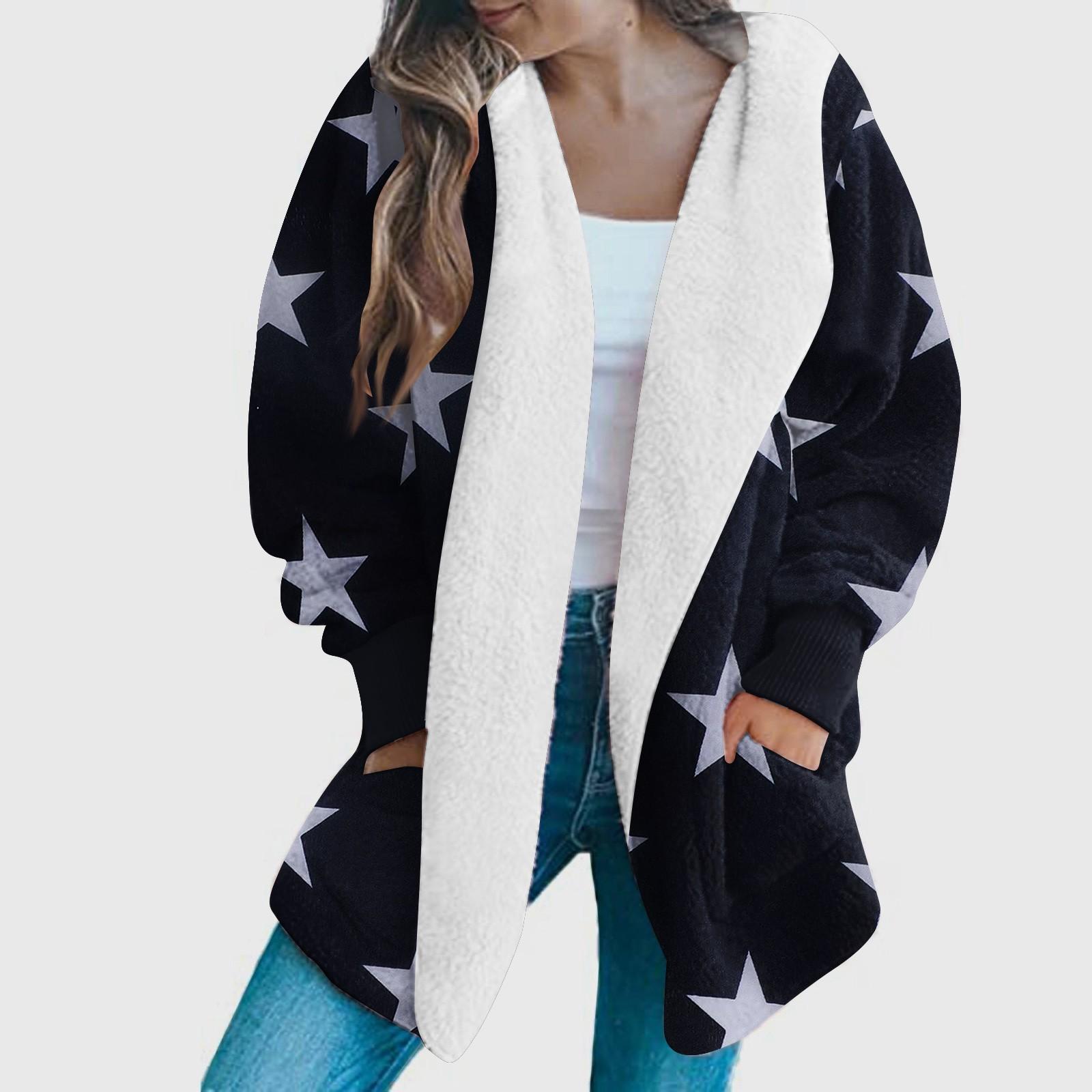 

Модный женский длинный рукав вязаный и зимний кардиган свитер однотонное пальто L тёмно-синий