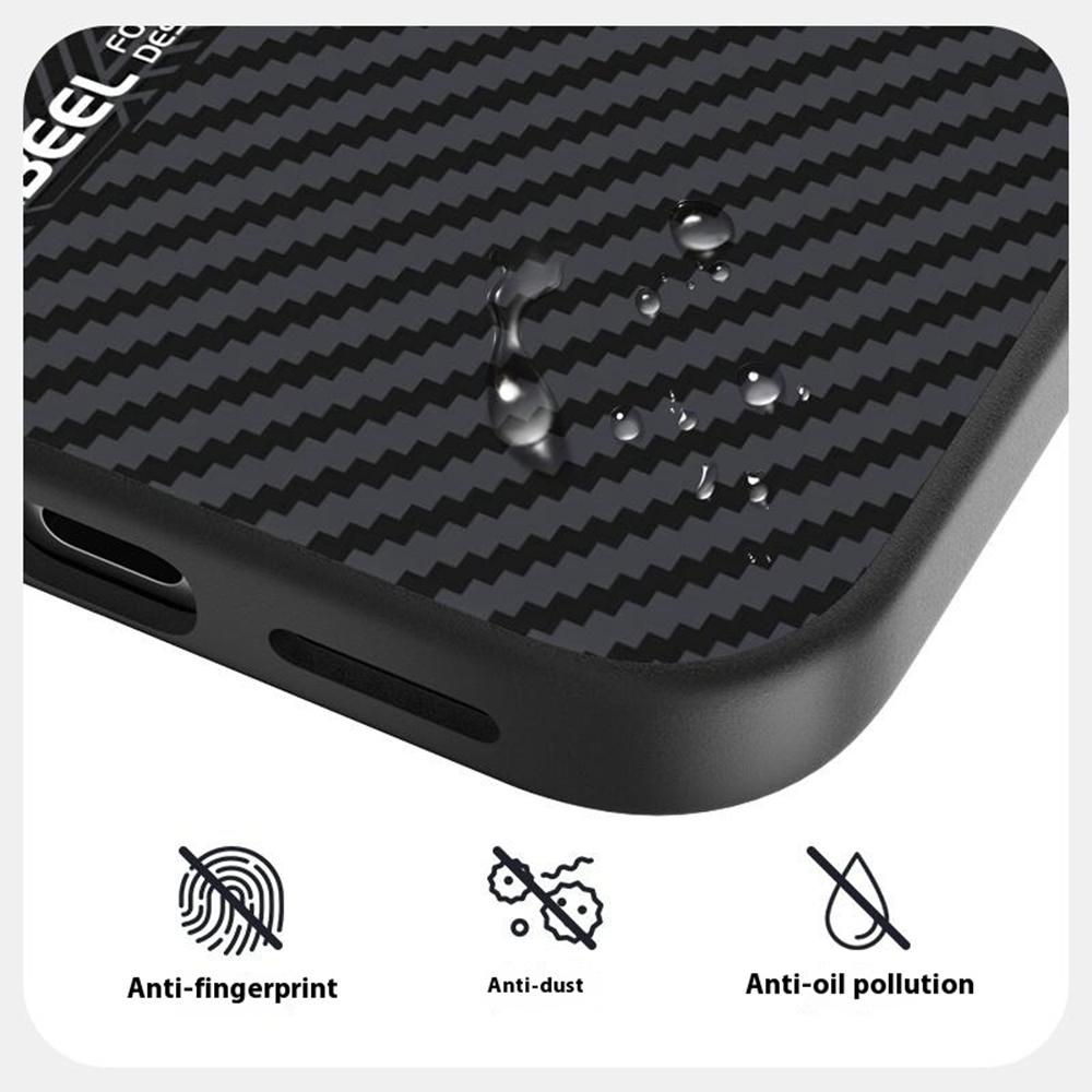 ABEEL For iPhone 17 Case PC+TPU+Aluminum Alloy+PU Leather Phone Cover Compatible with MagSafe