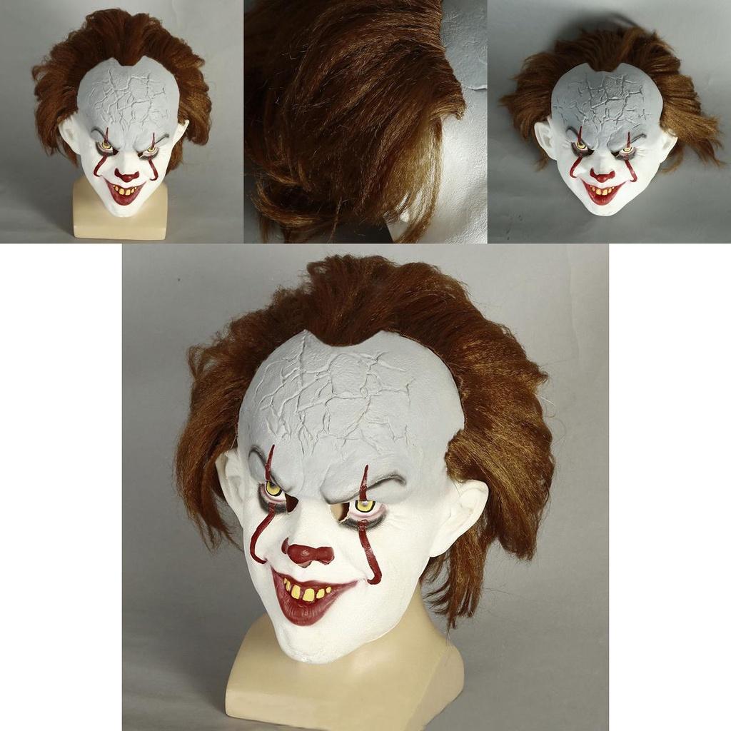 High-quality Stephen King's It Pennywise Horror Clown Mask Ideal For Costume Parties