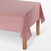 Indian Cotton Tablecloth Gingham Check X Red 300 X 150cm 76199786 Yarn-Dyed / Off-White / Approx.