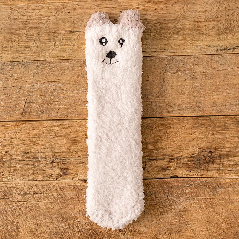 Socks for Women Autumn Winter Thick Warm Coral Velvet Family Socks for Men Couples Home Floor Sleeping Socks