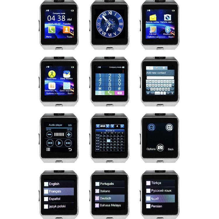 Original DZ09 Smart Watch Bluetooth Wearable Devices Smart Wristwatch For iPhone Android Phone Watch With Camera Clock SIM TF