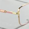 Women'S Metal Retro Cat Eye Optical Spectacle Glasses Durable Comfortable Exquisite Blue Light Blocking Eyeglasses Protect Eyes