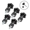 5PCS Star Shape Thread Clamping Handle Bolt Hand Knob Tightening Screw M6 For Saw Drill Press Lathe Routing Hand Tools Hardware