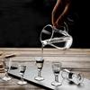 7pcs Wine Glass Set 120ml Handle Wine Dispenser 10ml/12ml/15ml Shot Glass Transparent Drinkware with Gift Box for Friends Cups