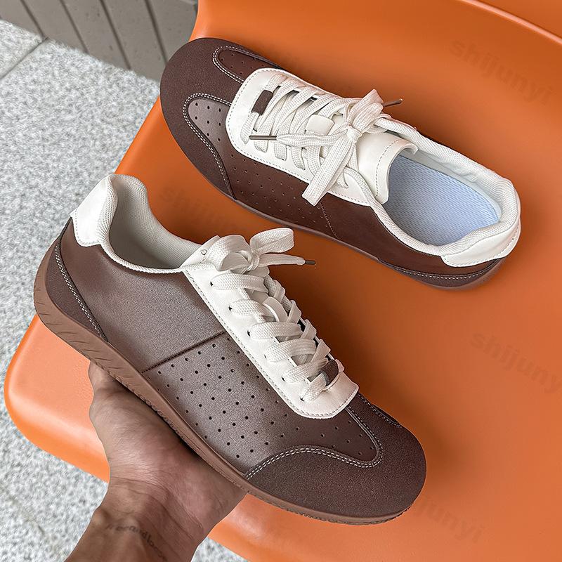 2026 Autumn New Men's Retro Design Low Top Casual Sports Shoes Fashi Trend Versatile Comfortable N Slip Flat Soled Sneakers