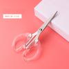 Professional Tailor Crystal Transparent Scissors Stainless Steel Sewing Scissors Embroidery Scissors Tools Office Scissors