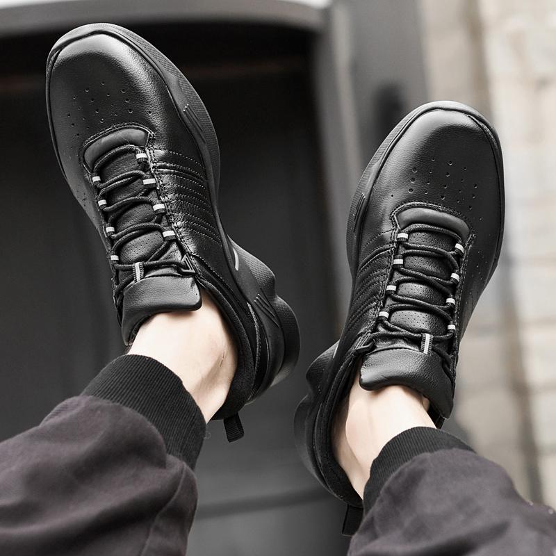 Fashion 2025 Hot Sale Men Sneakers Handmade New Tenis Sport Shoes Genuine Leather Men's Walking Shoes Comfortable Outdoor Casual Shoes